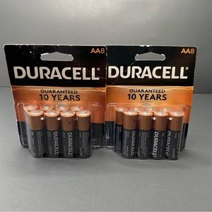2 Packs Duracell Coppertop AAA lkaline Batteries 16 Count